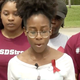Tyah-Amoy Roberts speaks during a March 28, 2018, press conference at Marjory Stoneman Douglas High School in Parkland, Fla.